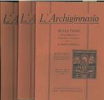 L' Archiginnasio. Bullettino della biblioteca comunale di Bologna. Anno XI, 1916, annata completa