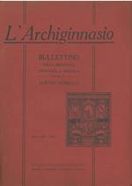 L' Archiginnasio. Bullettino della biblioteca comunale di Bologna. Anno XIII - 1918. Annata completa