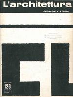 L' architettura. Cronache e storia. Anno XII, n. 128, giugno 1966. Direttore responsabile Bruno Zevi