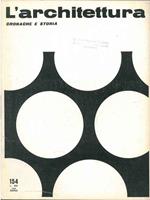 L' architettura. Cronache e storia. Anno XIV, n. 154, agosto 1968. Direttore responsabile Bruno Zevi