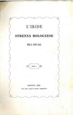 L' iride. Strenna bolognese per l'anno 1841