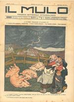 Il Mulo. Periodico settimanale anticanagliesco. 30 agosto 1908. Anno II - N. 34, direttore Agostino Ceccaroni