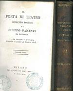 Il poeta di teatro. Romanzo poetico di Filippo Pananti da Mugello. Prima edizione italiana eseguita su quella di Londra 1808