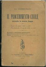 Il procedimento civile secondo la nuova legge legge 31 marzo 1901, n. 107