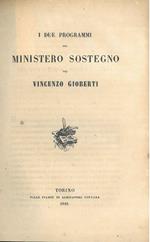 I due programmi del Ministero Sostegno