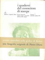 I quaderni del conoscitore di stampe. Rivista bimestrale storica, tecnica e d'attualità dell'arte della stampa. N. 7, 1971. Con una litografia originale di Pietro Diana