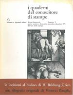 I quaderni del conoscitore di stampe. Rivista bimestrale storica, tecnica e d'attualità dell'arte della stampa. N. 9, 1971. Con una silografia originale di Vittorio Basaglia