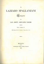 A Lazzaro Spallanzani. Canzone