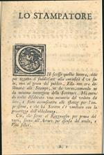 Copia d'una lettera di Modona in data de' 27 febbraio 1700