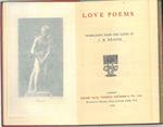 Latin Love poems