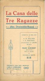 La casa delle tre ragazze (Des Dreimaderlhaus). Operetta in tre atti di A. M. Willner e H. Reichert. Traduzione di G. Lauri