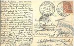 Cartolina postale illustrata del Lago di Garda, viaggiata: Tremosine, 28.8.23