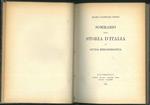 Sommario della storia d'Italia con guida bibliografica