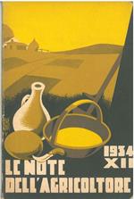 Le note dell'agricoltore. Libretto agenda 1934 - XII