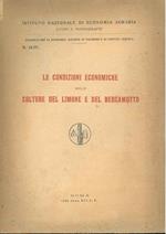 Le condizioni economiche delle colture del limone e del bergamotto