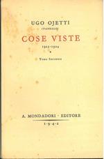 Cose Viste 1923-1924. Tomo secondo