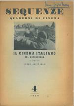 Sequenze. Quaderni di cinema. Il cinema italiano del dopoguerra. N. 4, 1949