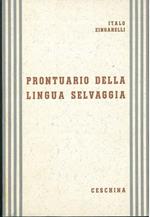 Prontuario della lingua selvaggia