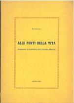 Alle Fonti della vita. Domande e risposte sull'umana realtà