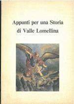 Appunti per una storia di Valle Lomellina