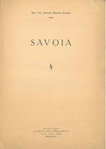 Savoia. Estratto dalla rassegna dei combattenti N. 12 - 1929 - VIII