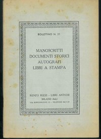 Documenti Storici, Manoscritti