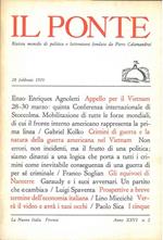 Il Ponte. Rivista mensile di politica e letteratura. Anno XXVI, N 2. Febbraio