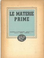 Le materie prime