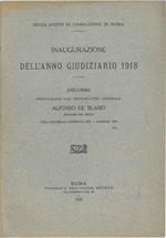 Inaugurazione dell'anno giudiziario 1918