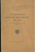 L' intervention militaire britannique en 1914