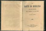 Le notti di Berlino. Scene storico romantiche sulla Prussia e la sua corte