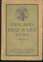 Annuario delle acque d'Italia. Numero IX. Acquedotti, bonifiche, energia idraulica, irrigazioni, navigazione interna