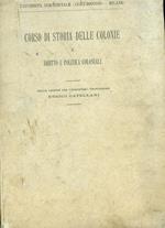 Corso di storia delle colonie e diritto e politica coloniale