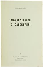 Diario Segreto di Capograssi