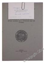 Discorso Inaugurale dell'Anno Accademico 1950-51 all'Università degli Studi di Modena