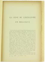 La Crise du Libéralisme en Belgique