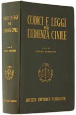 Codici e Leggi per l'Udienza Civile : Codice Civile, Codice di Procedura Civile, Codice della Navigazione, Cento Leggi Speciali