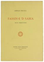 Fassin-E 'D Sabia. Pròse Piemontéise