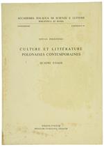 Culture et Litterature Polonaises Contemporaines. Quatre Essais