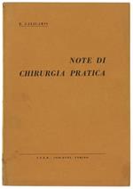 Note di Chirurgia Pratica