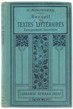 Recueil de Textes Litteraires. Enseignement Secondaire