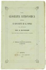 La Geografia Astronomica Esposta ai Giovanetti ed al Popolo