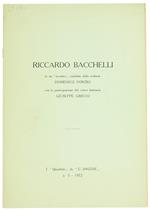 Riccardo Bacchelli in un 