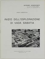 Inizio dell'Esplorazione di Vada Sabatia