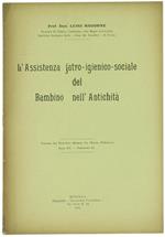 L' Assistenza Jatro-Igienico-Sociale del Bambino nell'Antichità