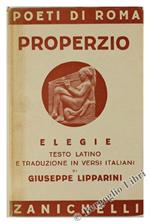 Elegie. Testo Latino e Traduzione in Versi Italiani di Giuseppe Lipparini
