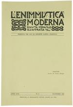 L' Enimmistica Moderna, Rivista Mensile Illustrata. Anno XVII-1988 - N. 9