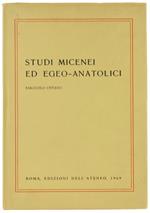 Studi Micenei ed Egeo-Anatolici. Fascicolo Ottavo