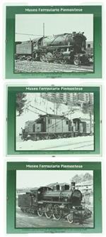 Tre Antiche Locomotive: Foto Incorniciate Sotto Vetro, da Appendere
