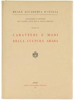 Caratteri e Modi della Cultura Araba